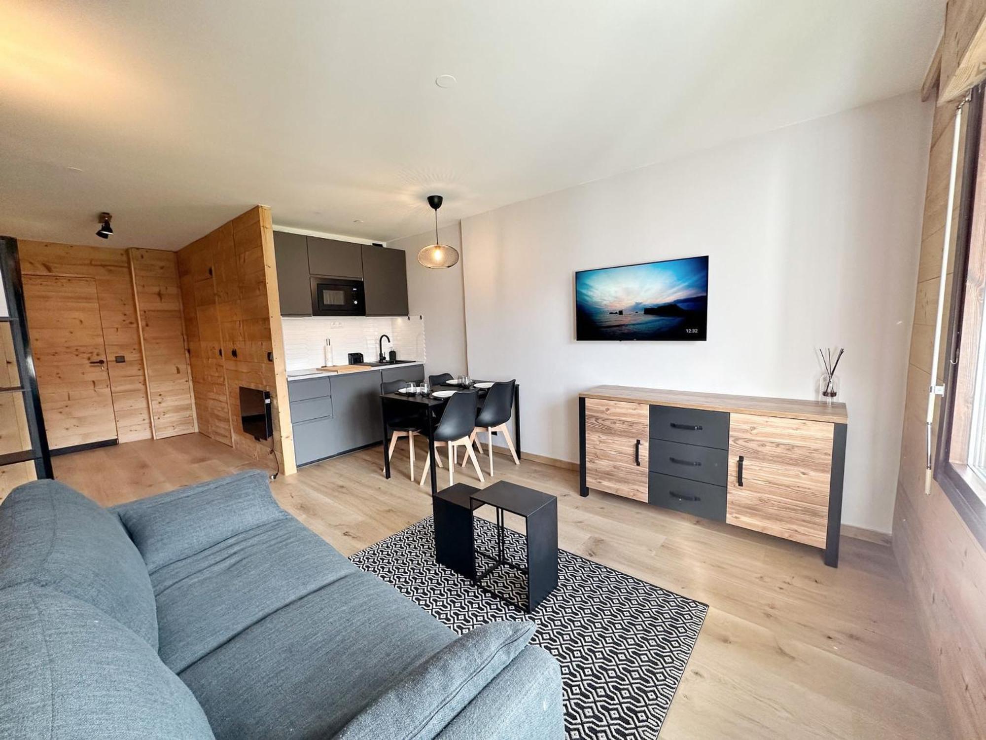 Studio Moderne Avec Parking Prive Pres Du Centre - Fr-1-624-71 Samoëns Exterior foto